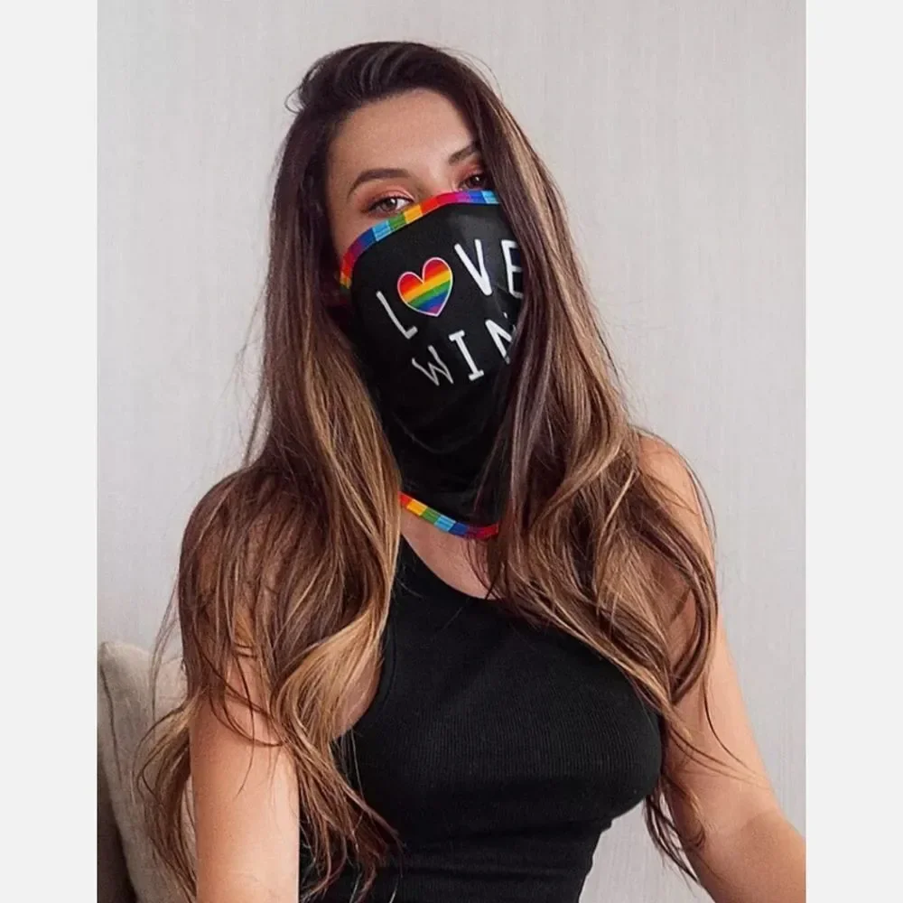 Face/ Neck Bandana - Love Wins